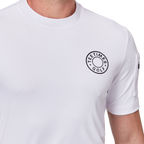 Crew neck functional short-sleeved shirt