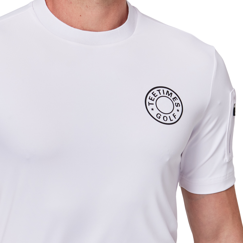 Crew neck functional short-sleeved shirt