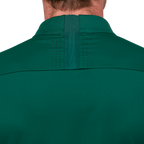 スタンドカラー半袖セーター