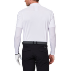 スタンドカラー半袖セーター