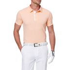 ダイヤモンド柄の涼しげなジャカード半袖シャツ