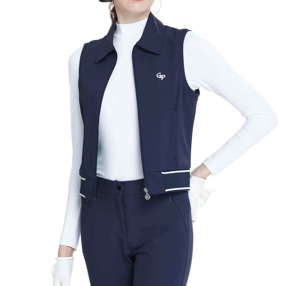 短裝雙層背心(寶藍)