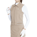 半袖二重ベスト（カーキ）