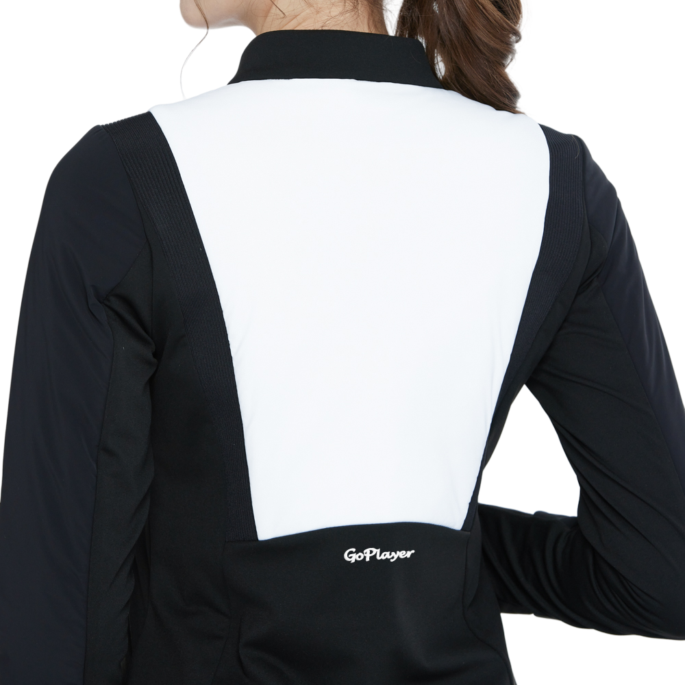 起毛コットン入り暖かいジャケット（ホワイト）