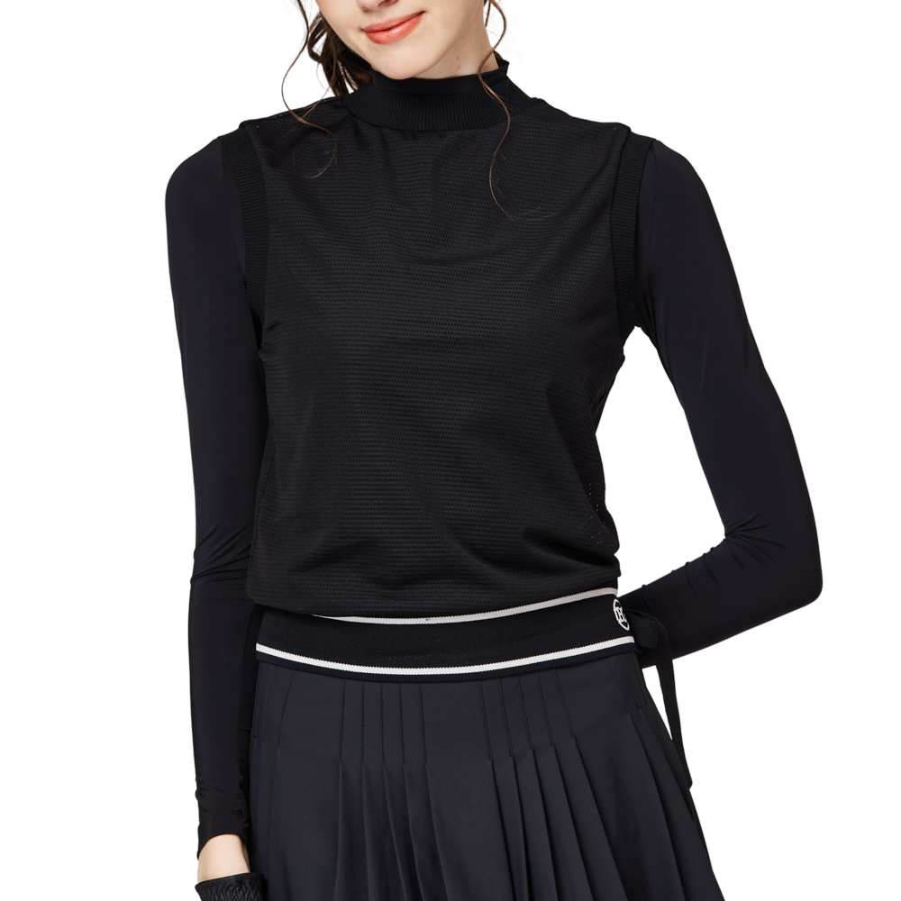 メッシュフェイクツーピース日焼け止めアイスシルクスリーブカバー