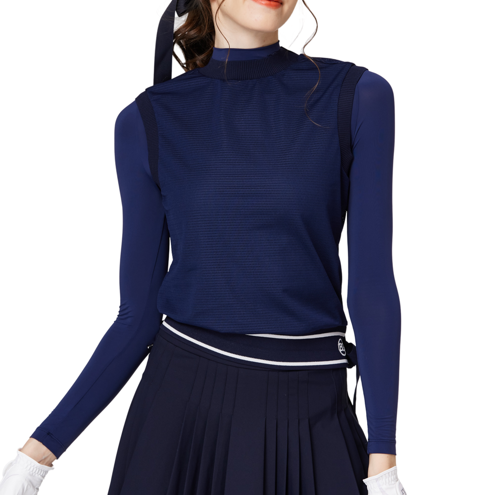 メッシュフェイクツーピース日焼け止めアイスシルクスリーブカバー