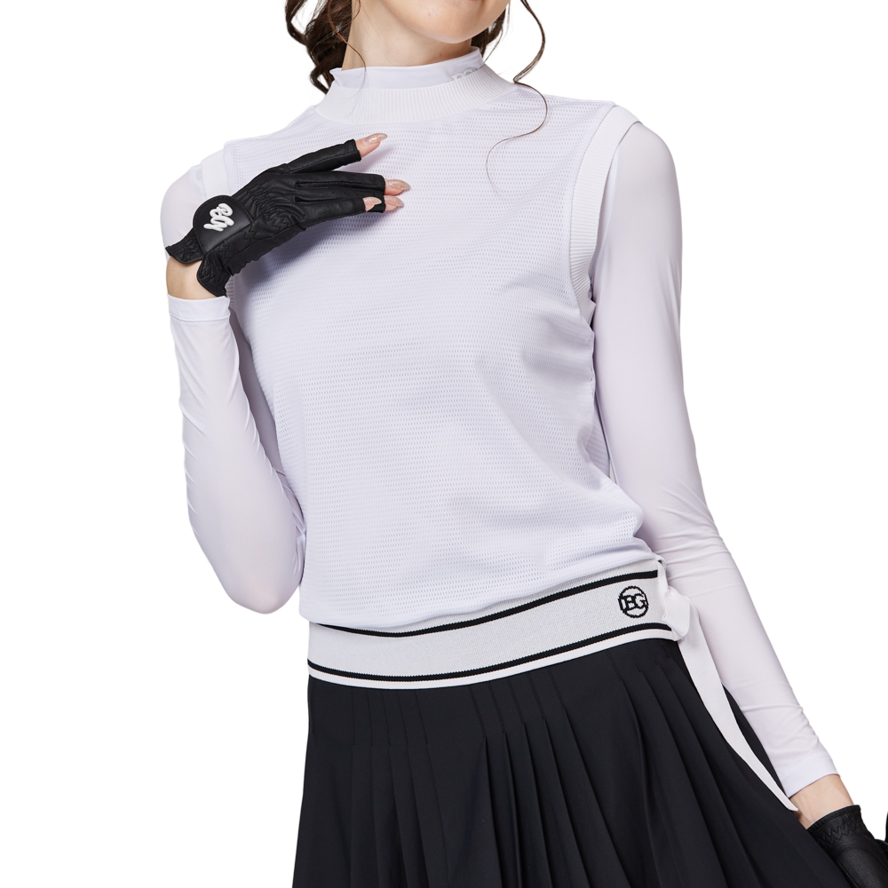 メッシュフェイクツーピース日焼け止めアイスシルクスリーブカバー