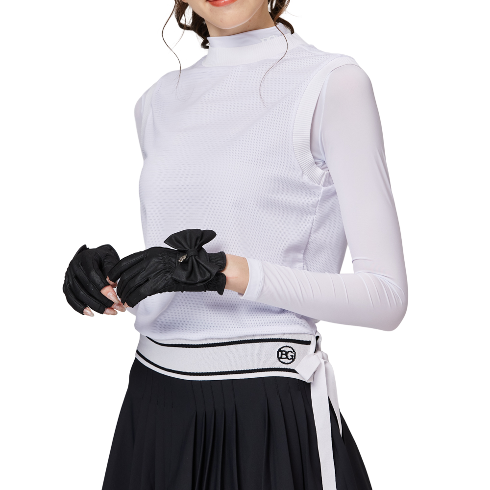 メッシュフェイクツーピース日焼け止めアイスシルクスリーブカバー