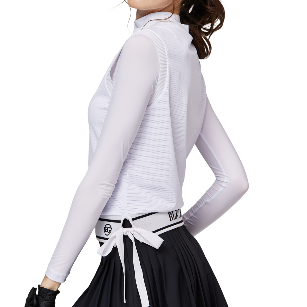 メッシュフェイクツーピース日焼け止めアイスシルクスリーブカバー