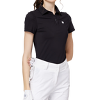 通気性のある襟付きレディース半袖トップス