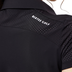 通気性のある襟付きレディース半袖トップス