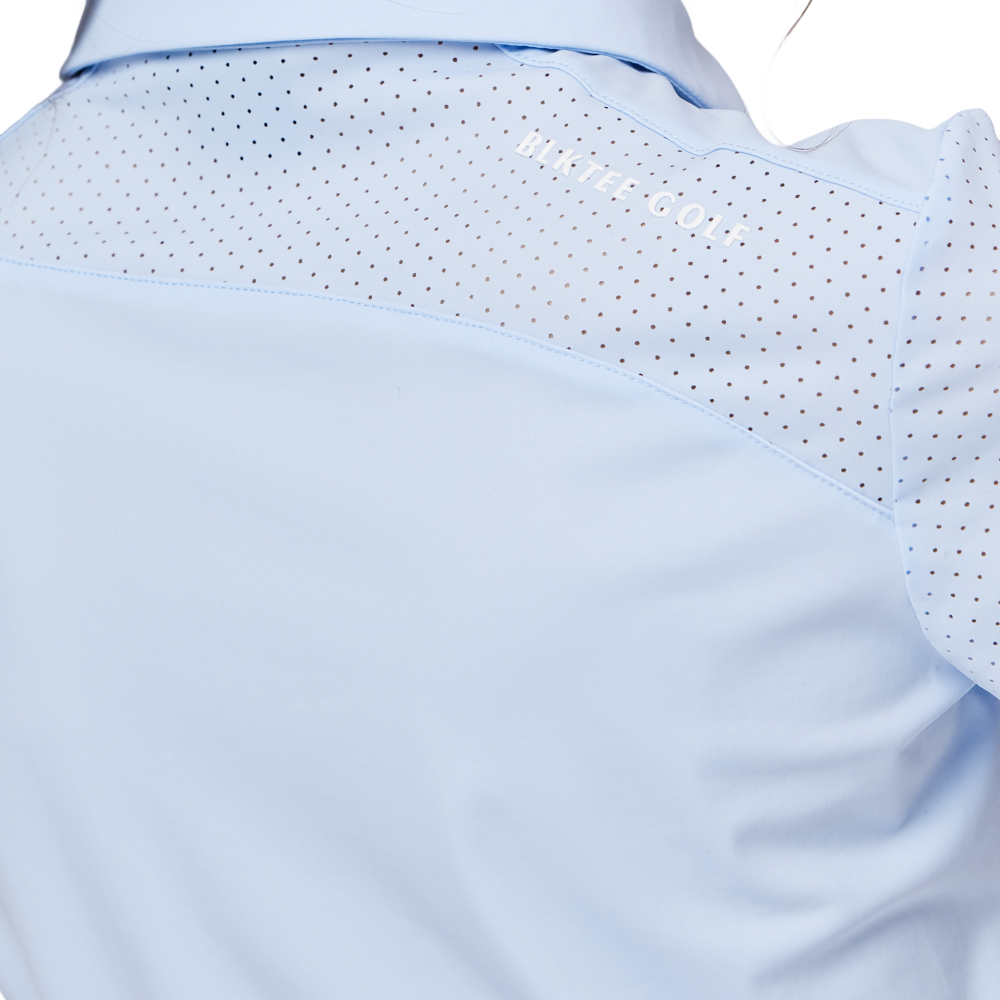 通気性のある襟付きレディース半袖トップス