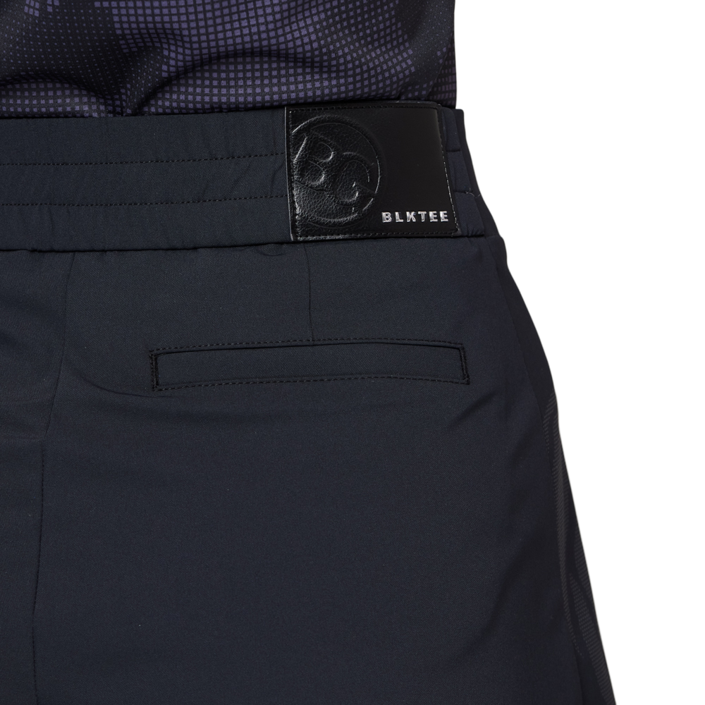 印花高腰A字女短褲裙