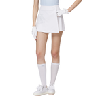 印花高腰A字女短褲裙