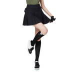 ハイウエストのレディースプリーツスカート