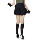 ハイウエストのレディースプリーツスカート