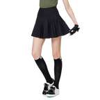 ハイウエストのレディースプリーツスカート