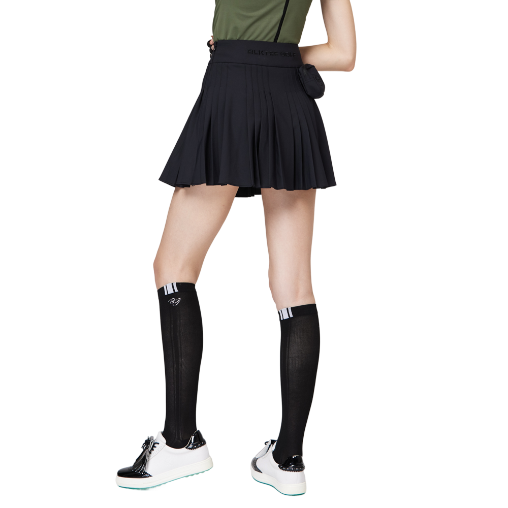ハイウエストのレディースプリーツスカート