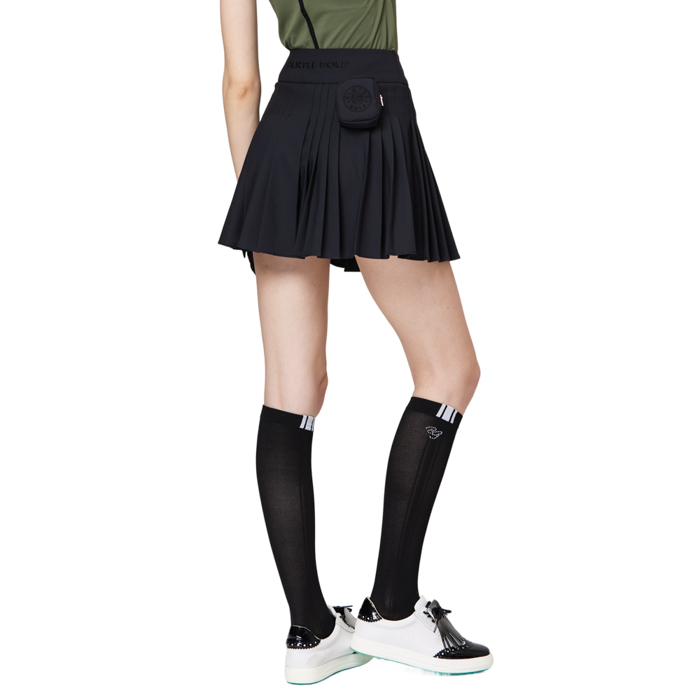 ハイウエストのレディースプリーツスカート