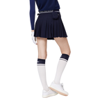ハイウエストのレディースプリーツスカート