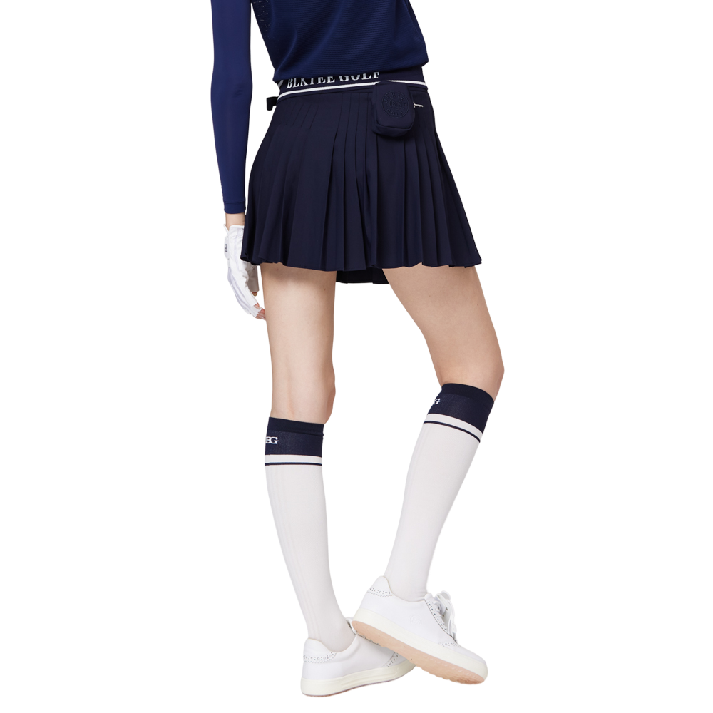 ハイウエストのレディースプリーツスカート