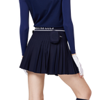 ハイウエストのレディースプリーツスカート