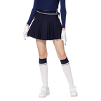 ハイウエストのレディースプリーツスカート