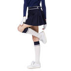 ハイウエストのレディースプリーツスカート