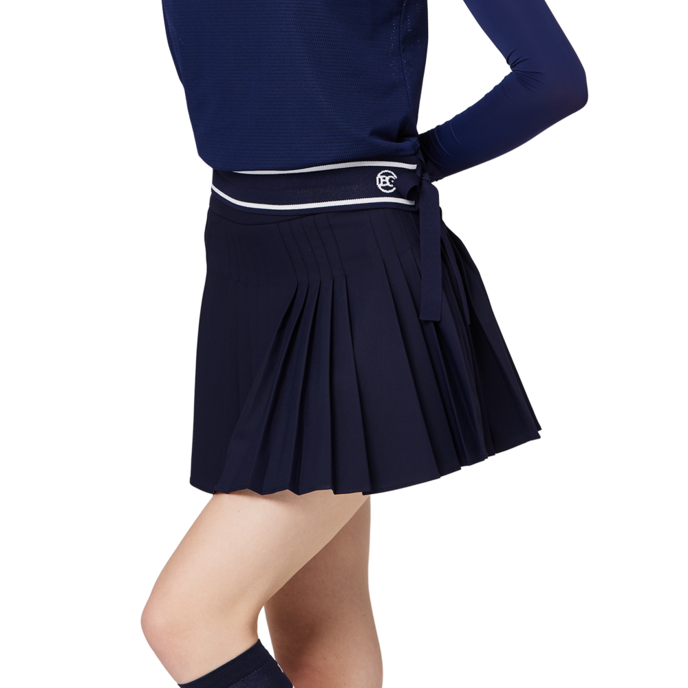 ハイウエストのレディースプリーツスカート
