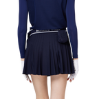 ハイウエストのレディースプリーツスカート