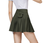 ハイウエストのレディースプリーツスカート