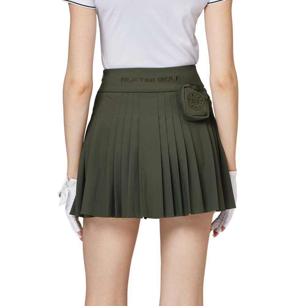 ハイウエストのレディースプリーツスカート