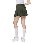 ハイウエストのレディースプリーツスカート