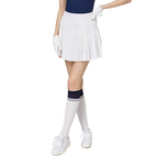 ハイウエストのレディースプリーツスカート