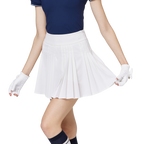 ハイウエストのレディースプリーツスカート