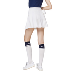ハイウエストのレディースプリーツスカート