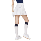 ハイウエストのレディースプリーツスカート