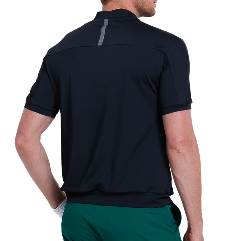 メンズ吸湿速乾半袖シャツ（ブラック）