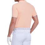 Men's Ice-Feel Jacquard Short-Sleeve T-Shirt (Orange)