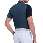 Men's checkered breathable short-sleeved shirt (dark green)