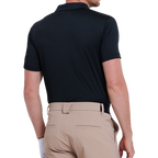 男超薄平紋短袖(黑)