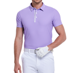 Men's Macaron Short-Sleeve T-Shirt (Purple)