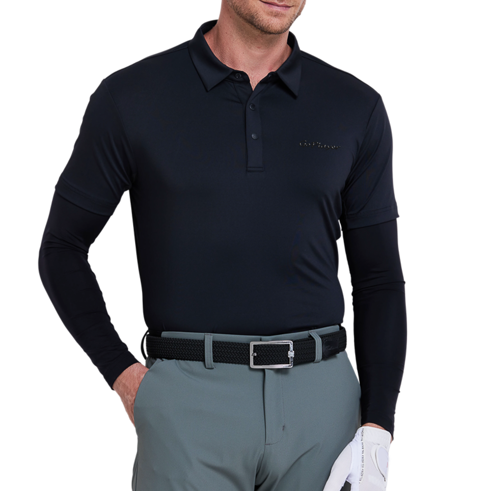 男吸濕排汗短袖(黑)