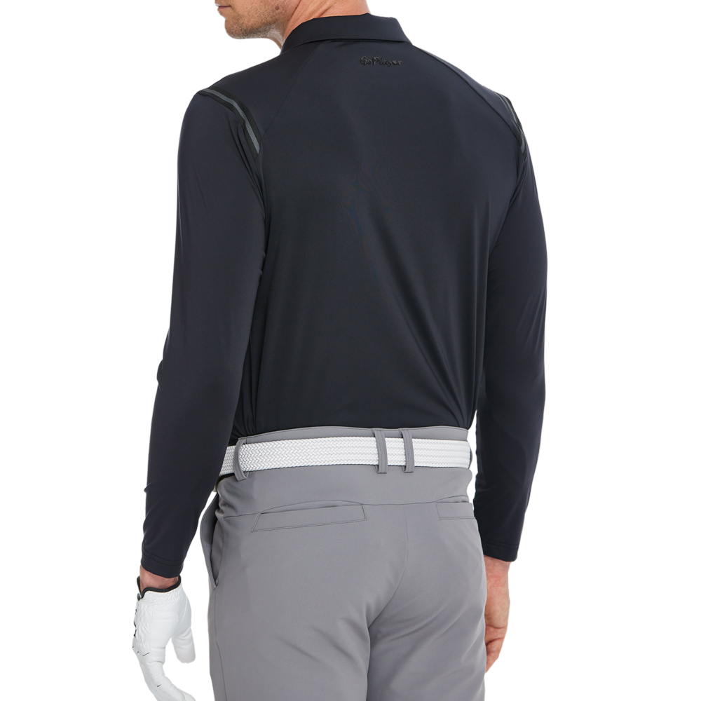 メンズ フィラ 長袖 襟付きシャツ（ブラック）