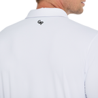 男高密透氣翻領長袖(白)