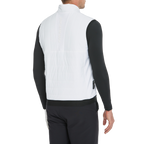 Men's Thick, Padded, Warm Vest (White)