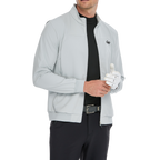 メンズ軽量防風撥水ウィンドブレーカー（ライトグレー）