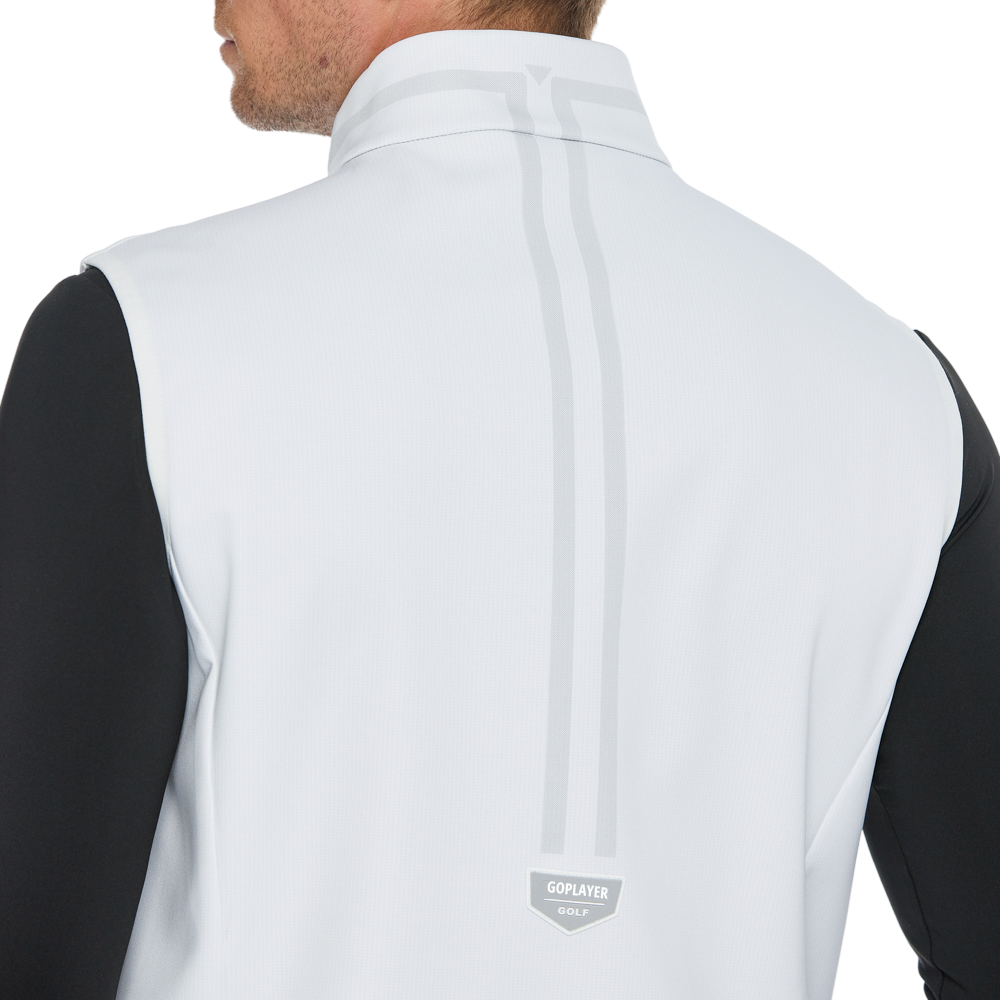 メンズ ボルカニックロック フリースソール ウォームベスト（ホワイト）