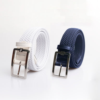 GoPlayer Men's Golf Elastic Belt Dark Blue