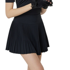 GoPlayer レディース ゴルフ プリーツ パンツ スカート (ネイビー ブルー)